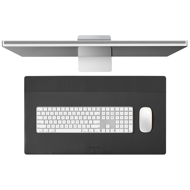 DESK-MAT-BLKKFT Настольный коврик DESK MAT BLACK / KRAFT, цвет: черный/крафт